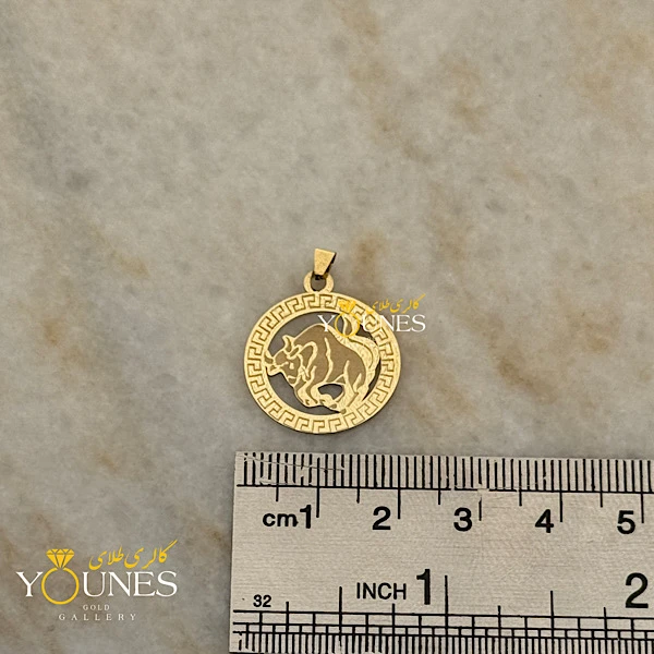 آویز طلا ماه تولد اردیبهشت 2cm